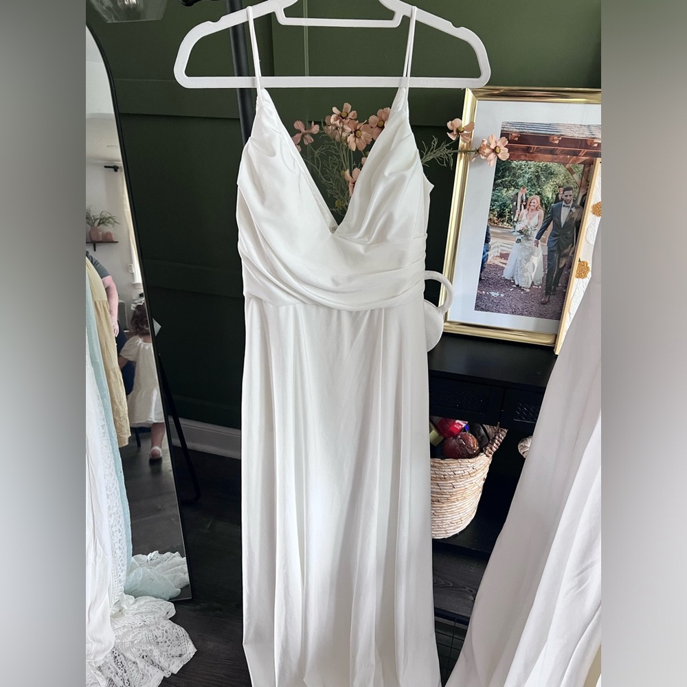 Lulus Choose Your Love White Surplice Sleeveless Maxi Dress - Picture 6 of 7